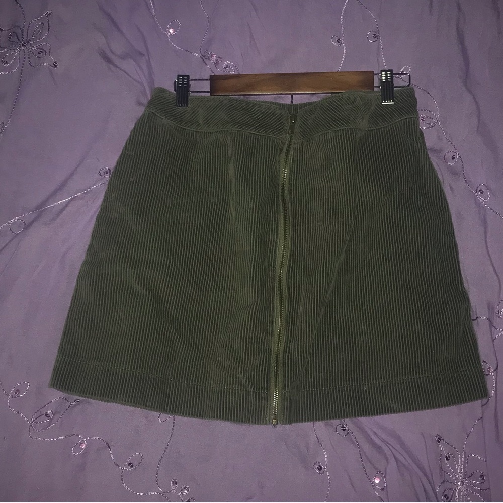 American apparel size large dark green
